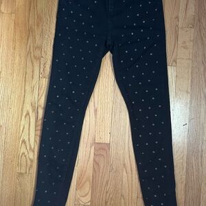 Sam Edelman Black Studded Skinny Jeans